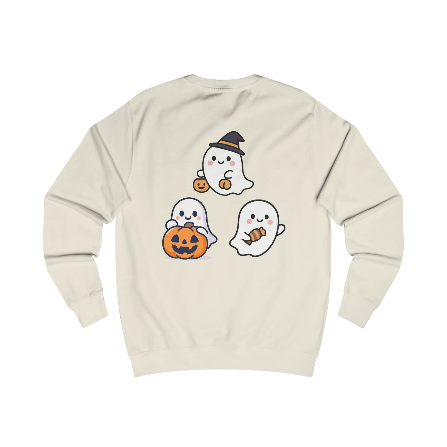 Cute Ghost Halloween Sweatshirt — Cute Ghost Graphic Halloween Sweatshirt