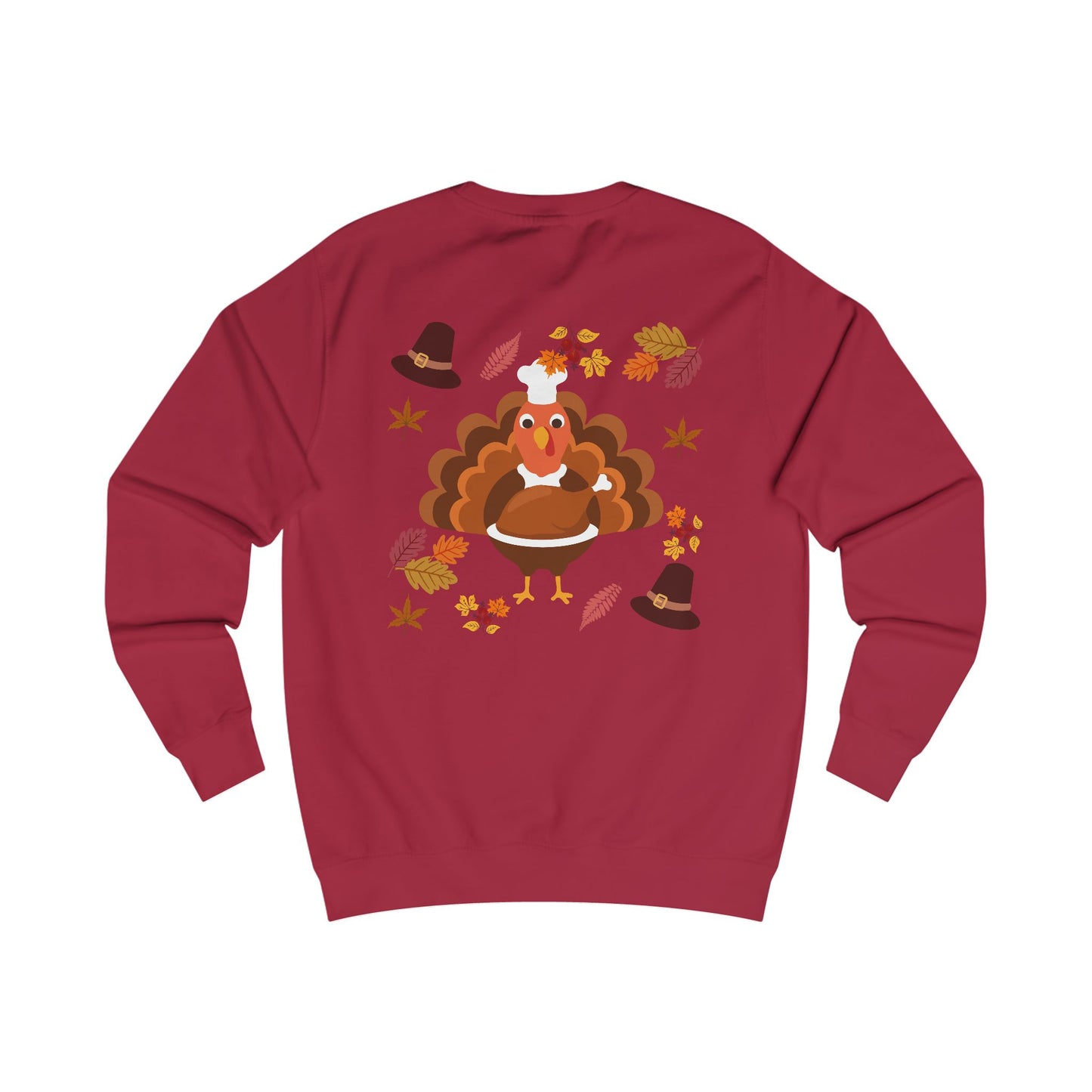 Thanksgiving Turkey Hat Sweatshirt — Happy Thanksgiving Pullover