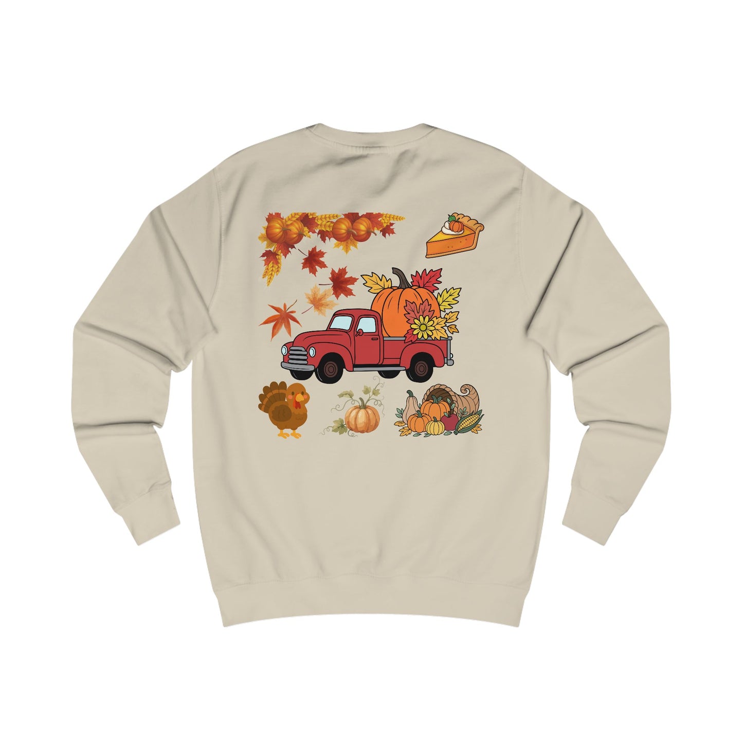 Thanksgiving "Give Thanks" Sweatshirt — Cozy Holiday Pullover