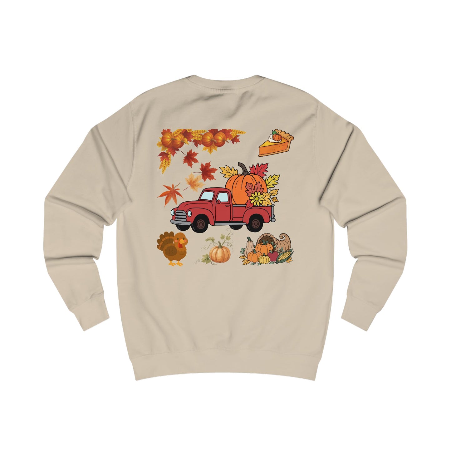 Thanksgiving "Give Thanks" Sweatshirt — Cozy Holiday Pullover
