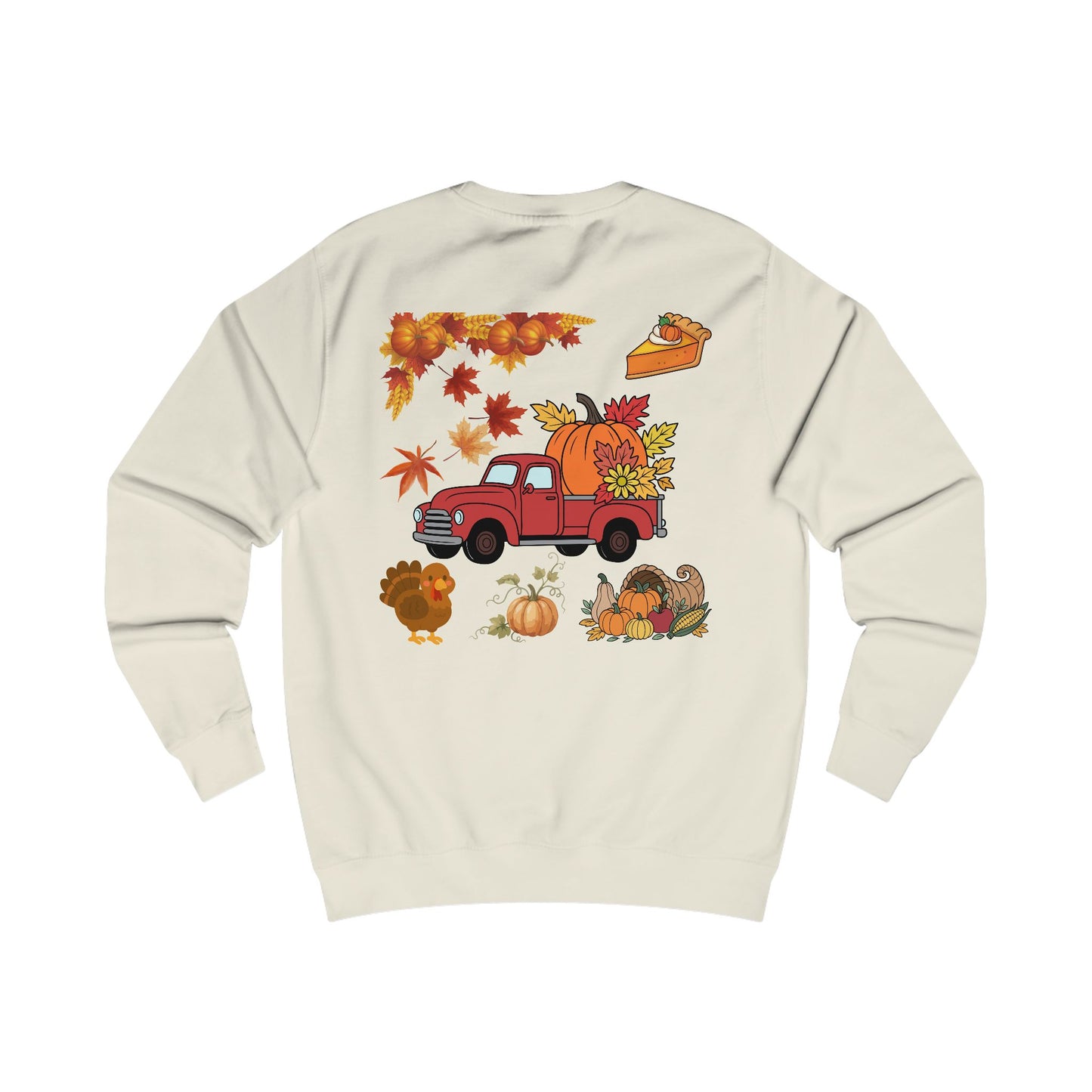 Thanksgiving "Give Thanks" Sweatshirt — Cozy Holiday Pullover