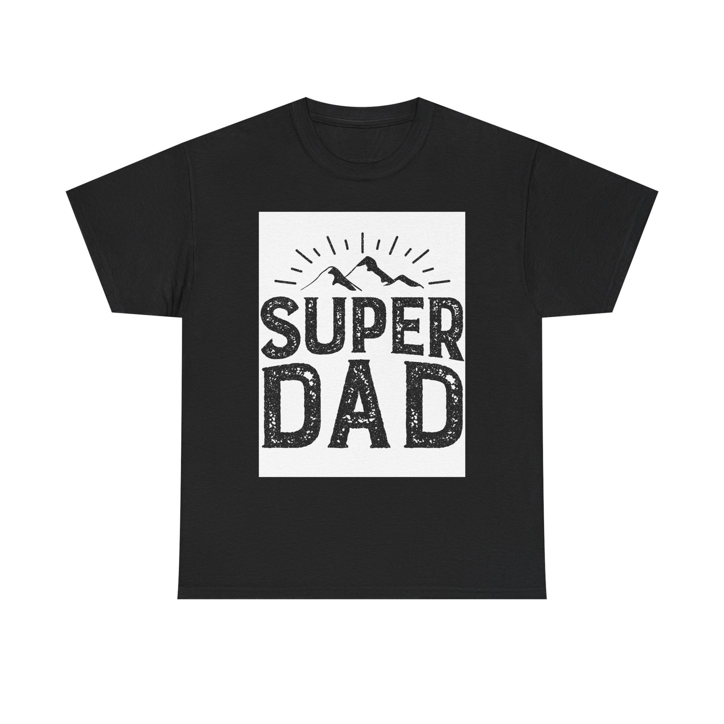 Super Dad Unisex Heavy Cotton Tee | Father's Day Gift, Dad Apparel, Gift for Him, Birthday Tee, Casual Wear