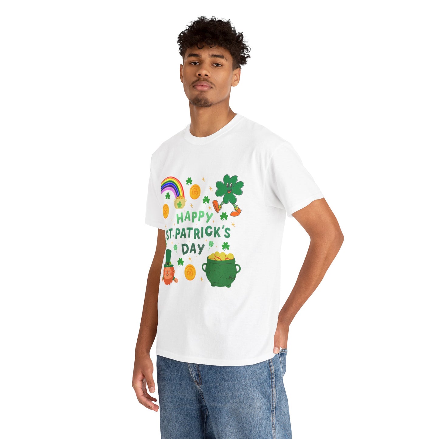 Happy St. Patrick's Day Celebration Tee - Cotton Unisex Graphic Tee