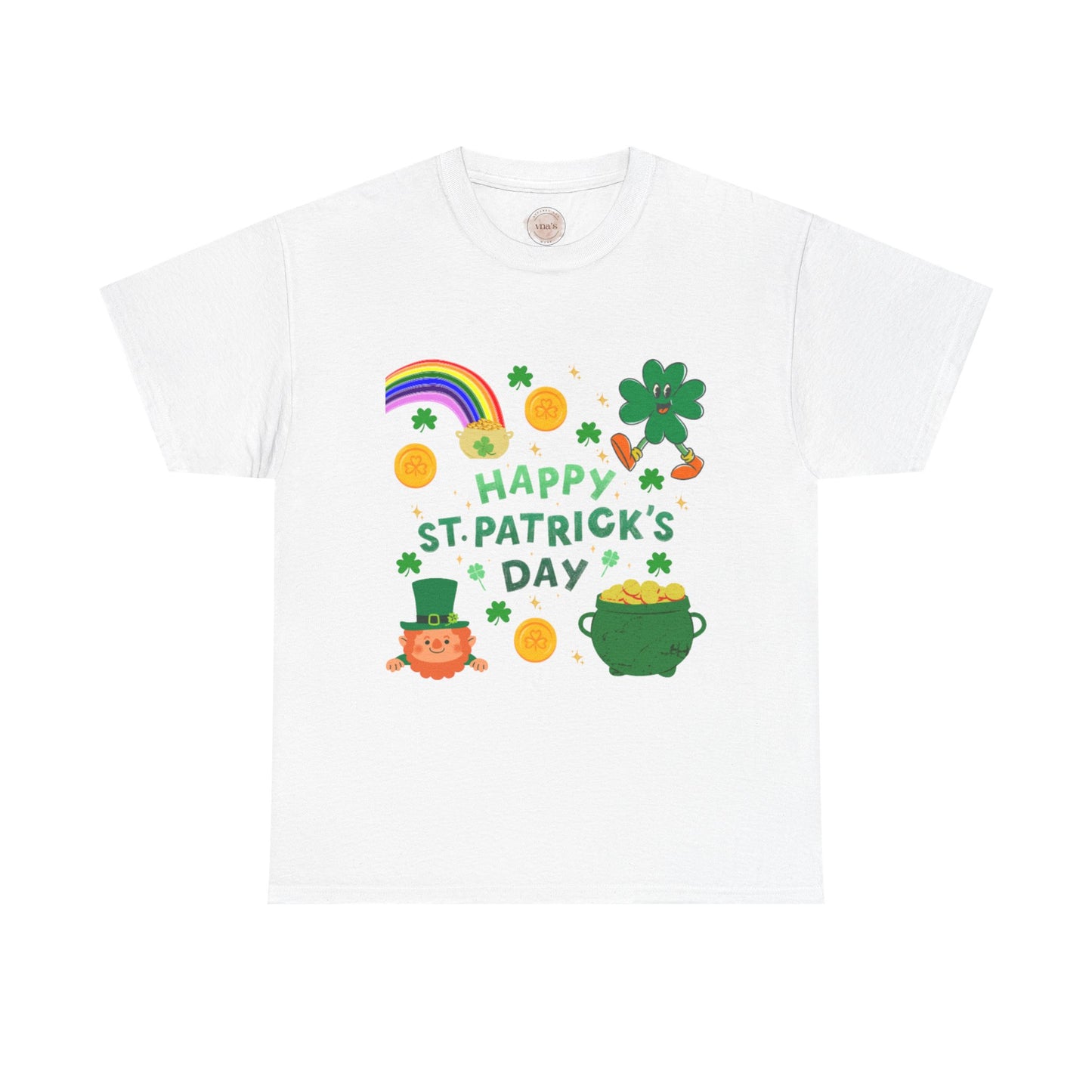 Happy St. Patrick's Day Celebration Tee - Cotton Unisex Graphic Tee