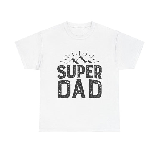 Super Dad Unisex Heavy Cotton Tee | Father's Day Gift, Dad Apparel, Gift for Him, Birthday Tee, Casual Wear