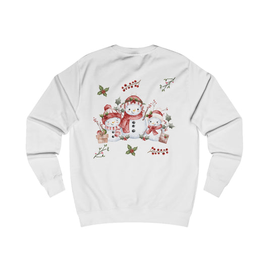 Cute Snowman Sweatshirt - Holiday Crewneck