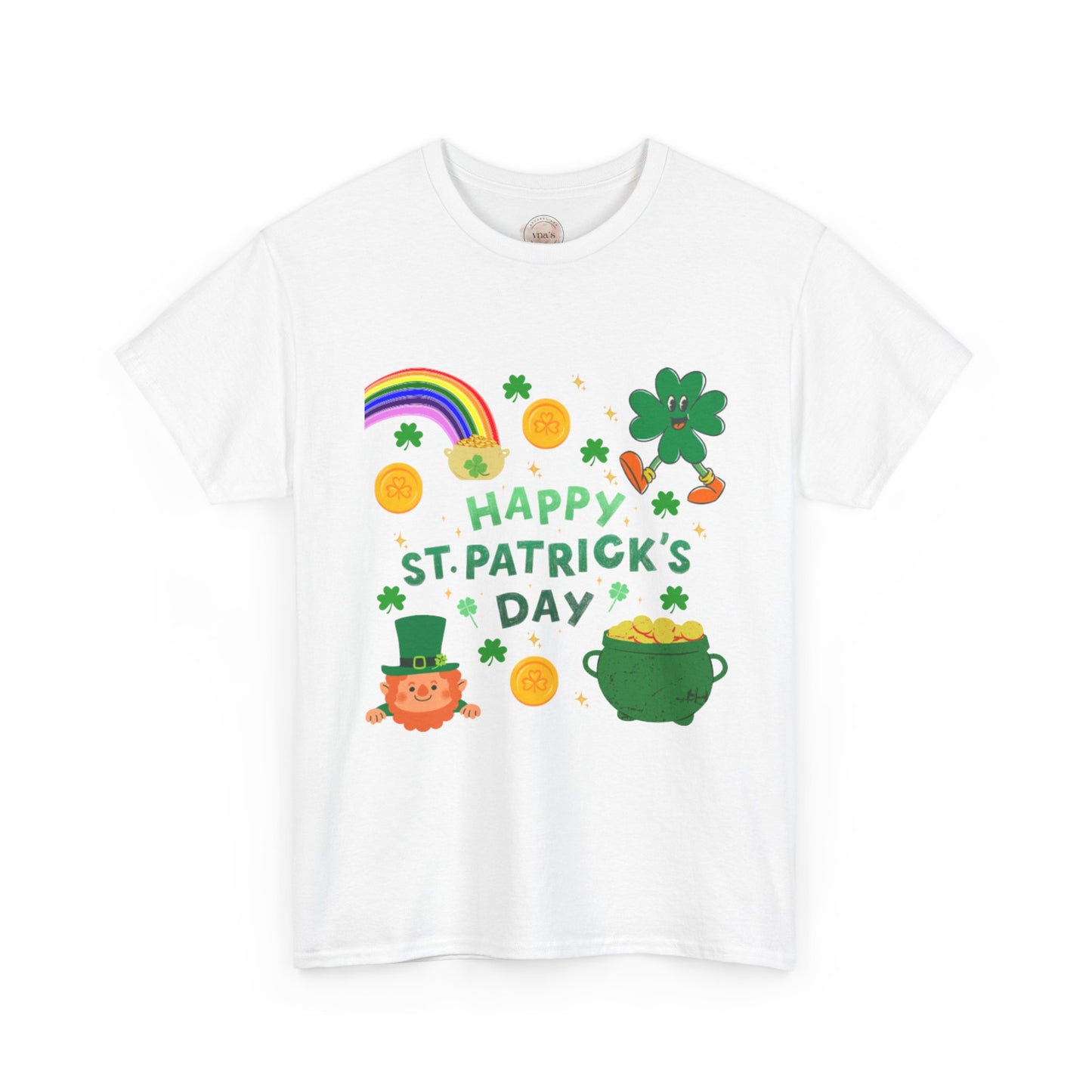 Happy St. Patrick's Day Celebration Tee - Cotton Unisex Graphic Tee