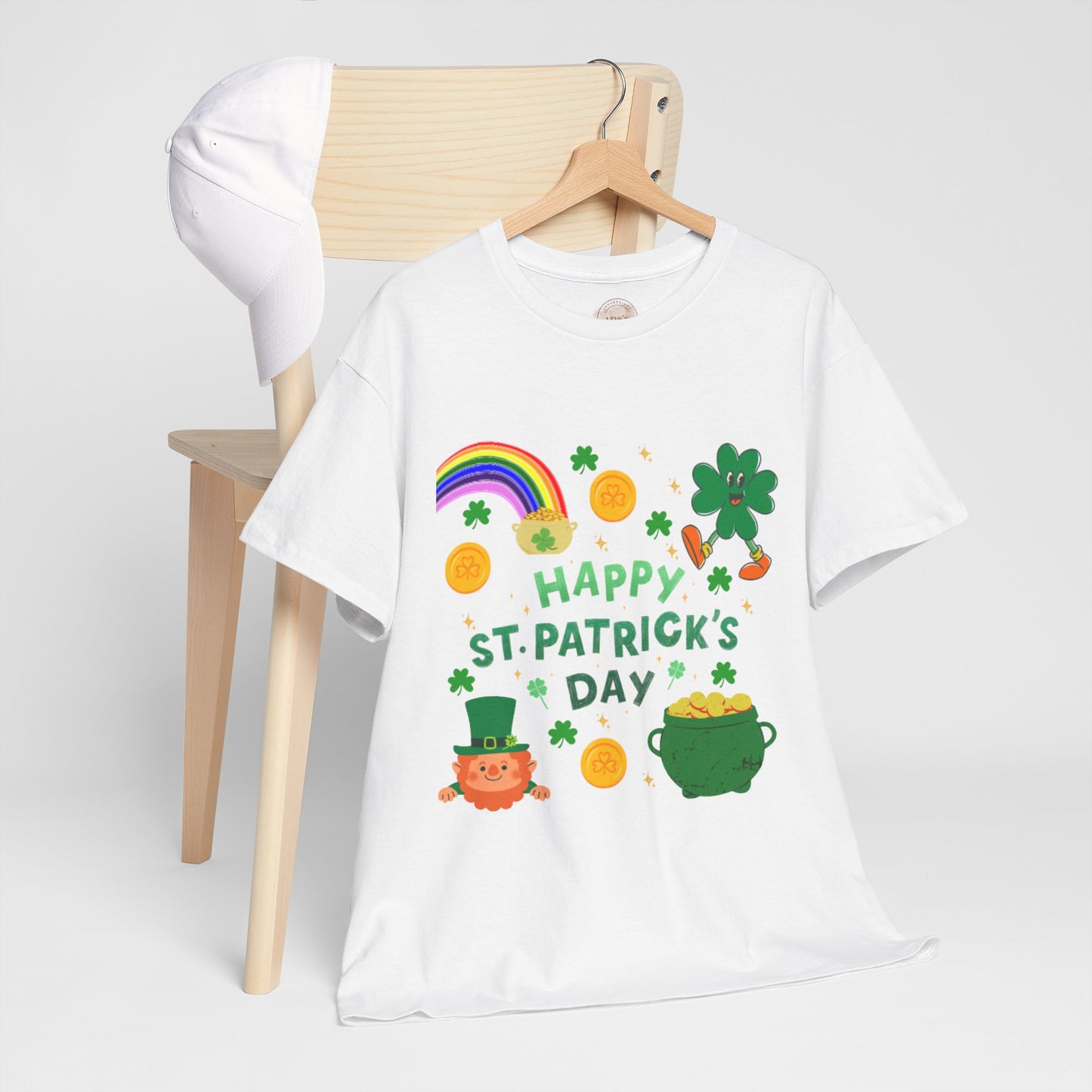 Happy St. Patrick's Day Celebration Tee - Cotton Unisex Graphic Tee