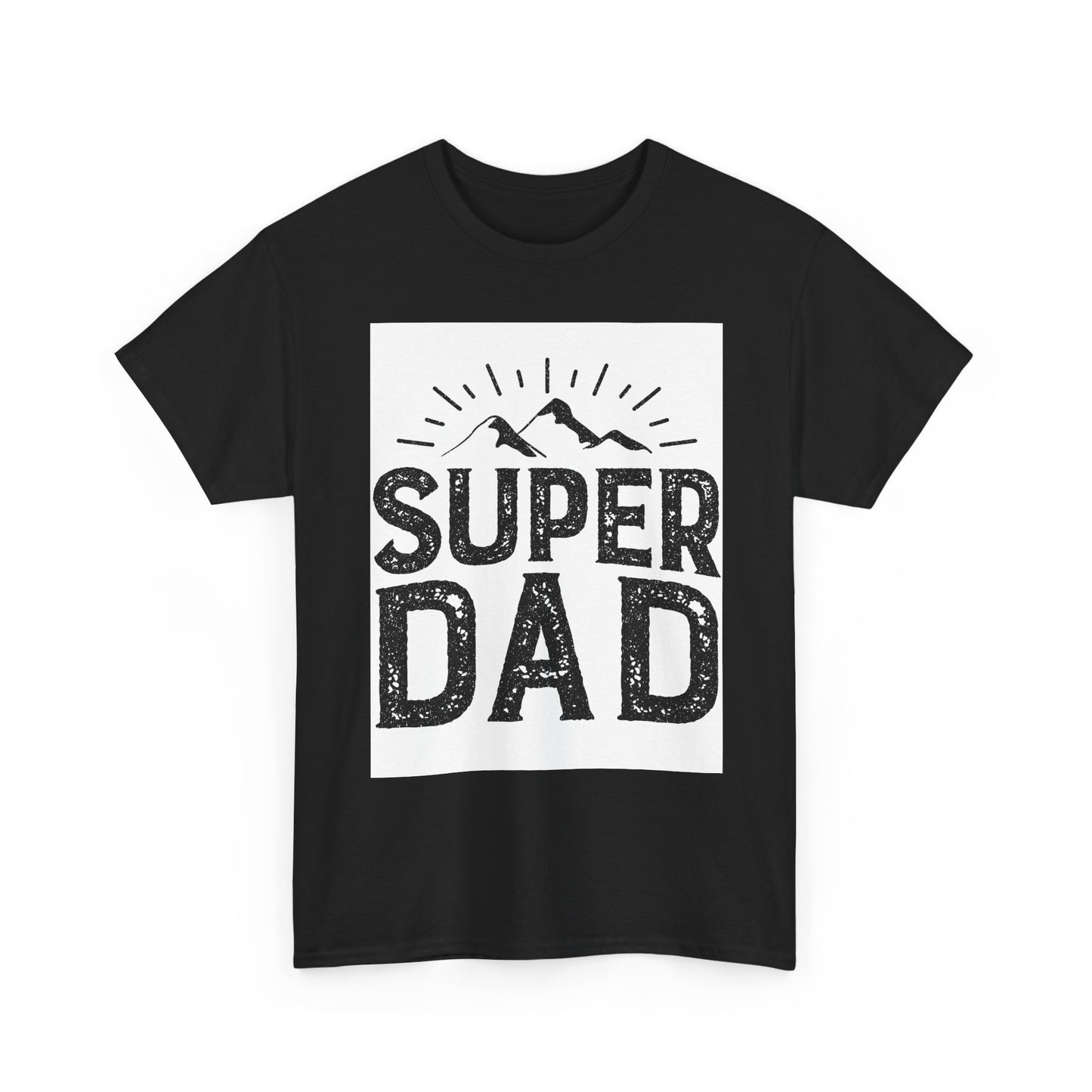 Super Dad Unisex Heavy Cotton Tee | Father's Day Gift, Dad Apparel, Gift for Him, Birthday Tee, Casual Wear