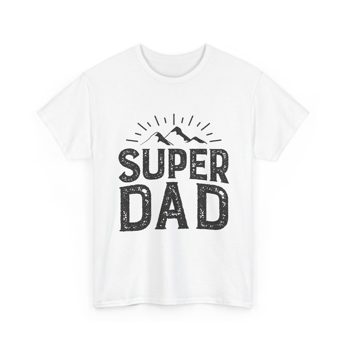 Super Dad Unisex Heavy Cotton Tee | Father's Day Gift, Dad Apparel, Gift for Him, Birthday Tee, Casual Wear