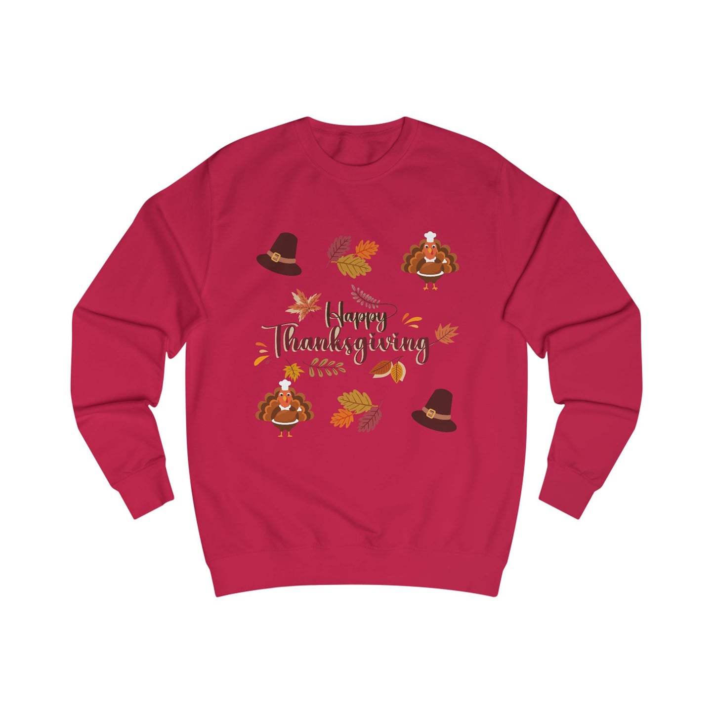 Thanksgiving Turkey Hat Sweatshirt — Happy Thanksgiving Pullover