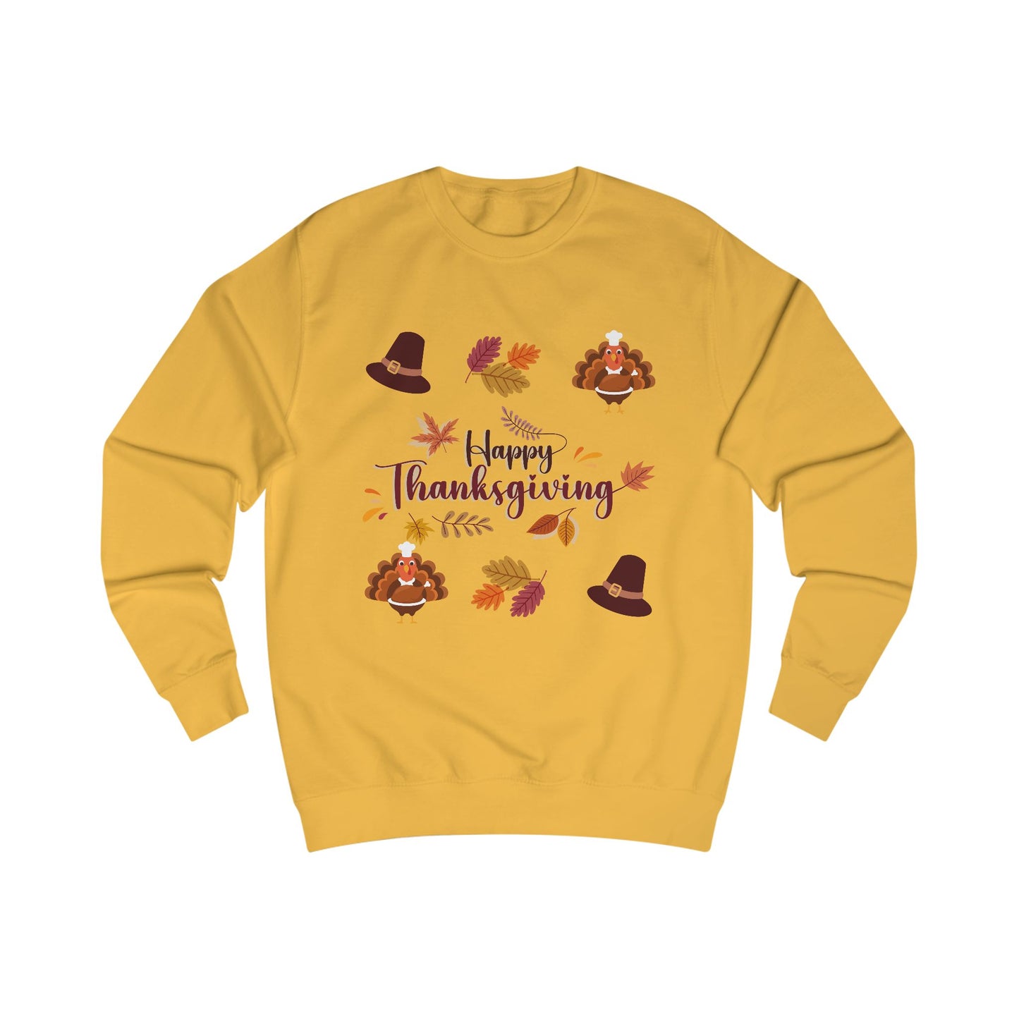 Thanksgiving Turkey Hat Sweatshirt — Happy Thanksgiving Pullover