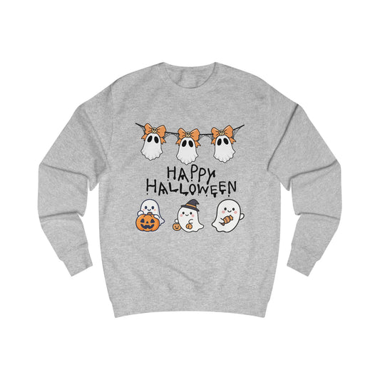 Cute Ghost Halloween Sweatshirt — Cute Ghost Graphic Halloween Sweatshirt
