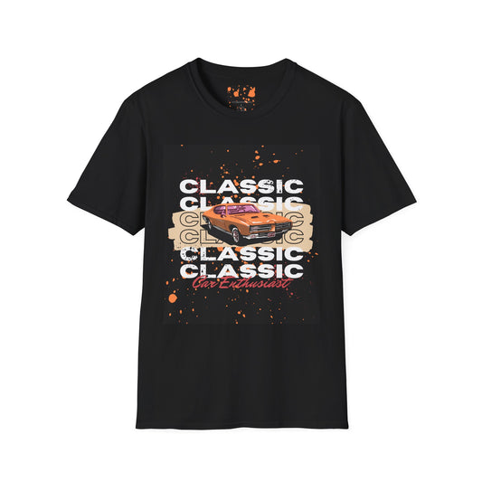 Classic Orange Car - Unisex Softstyle T-Shirt