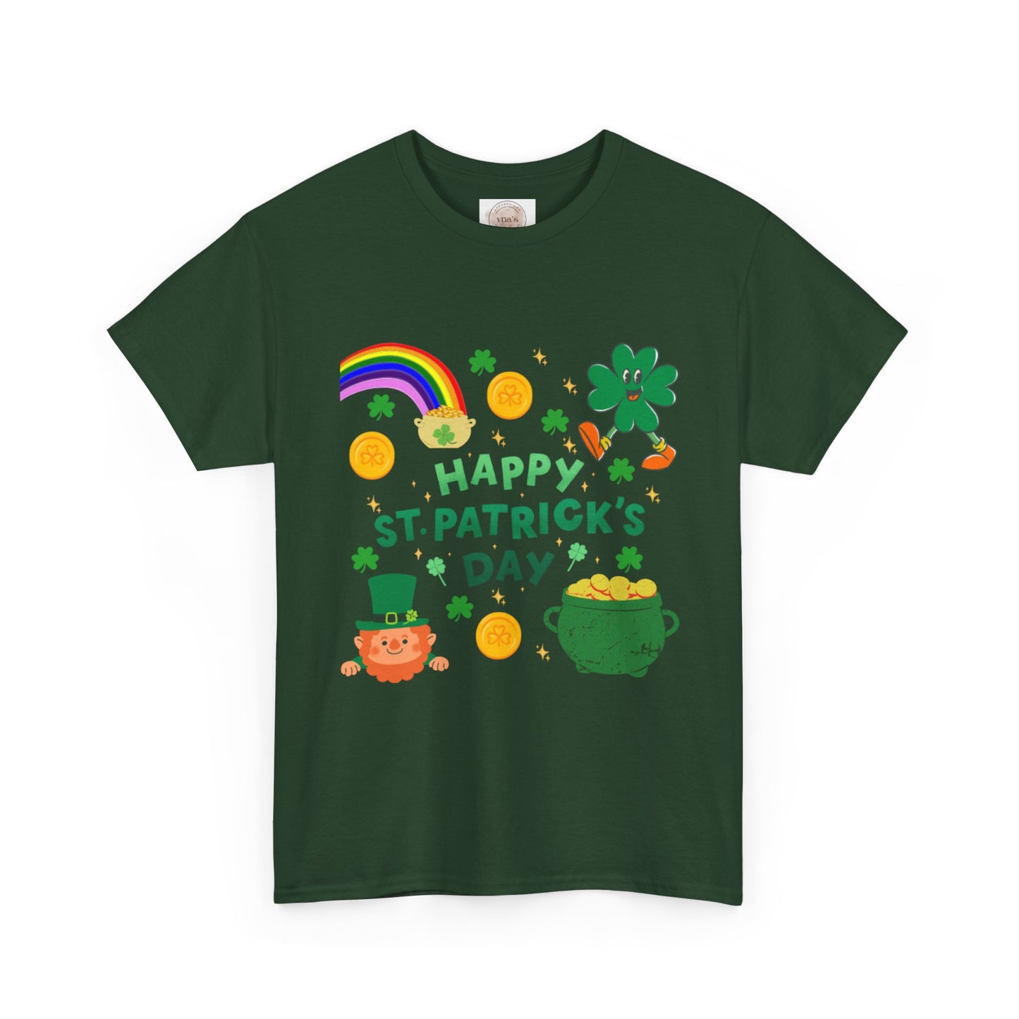 Happy St. Patrick's Day Celebration Tee - Cotton Unisex Graphic Tee