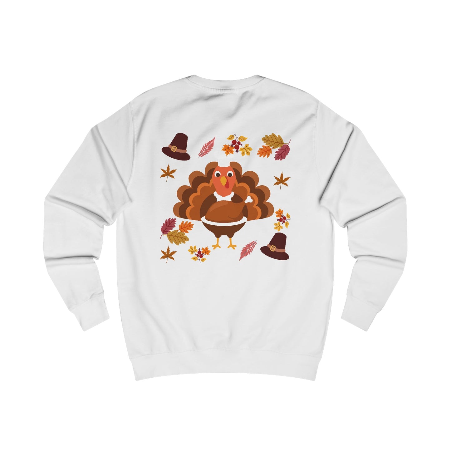 Thanksgiving Turkey Hat Sweatshirt — Happy Thanksgiving Pullover
