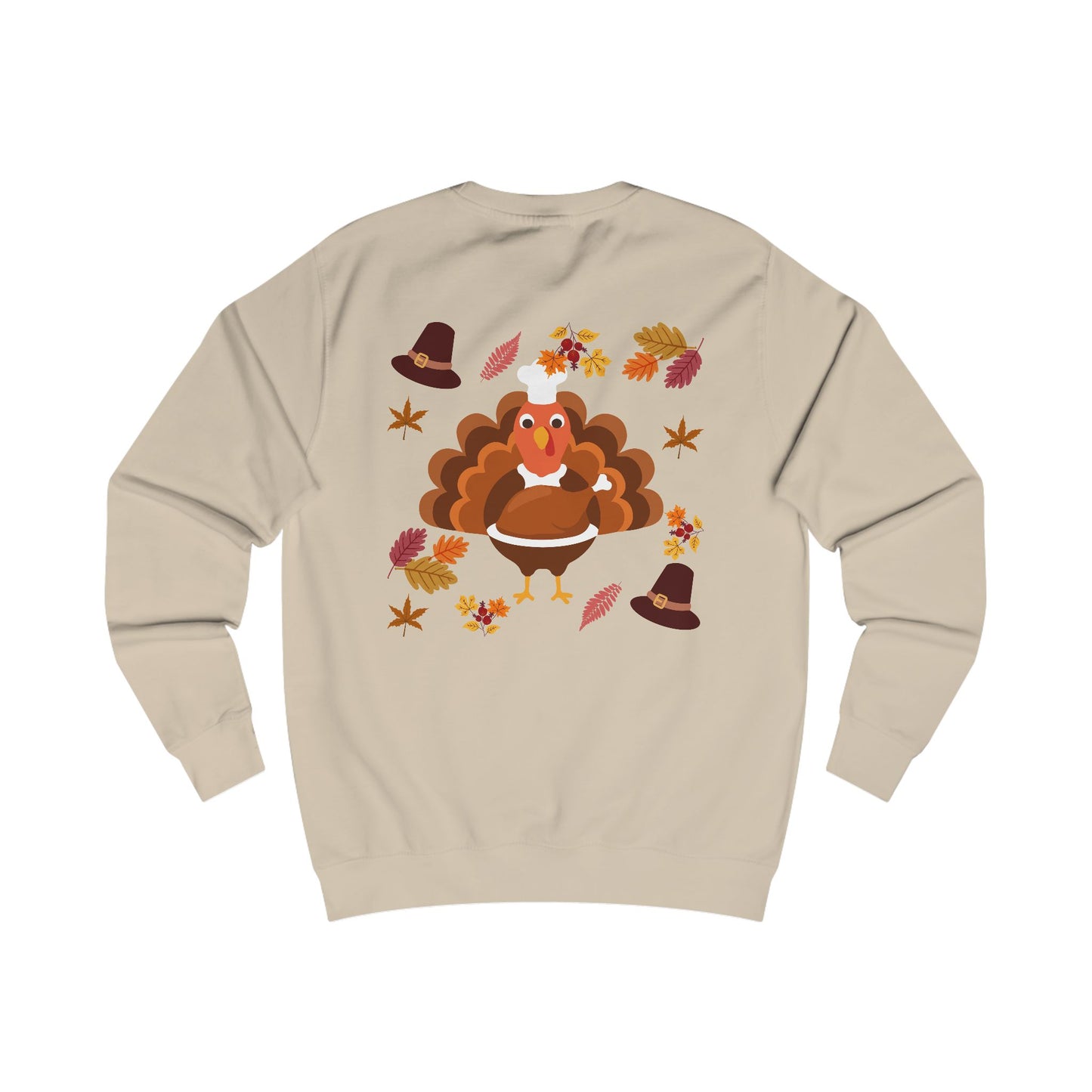 Thanksgiving Turkey Hat Sweatshirt — Happy Thanksgiving Pullover
