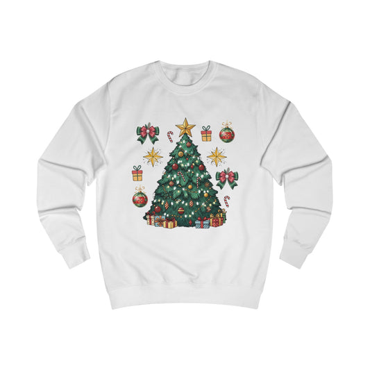 Green Christmas Tree Sweatshirt - Holiday Crewneck