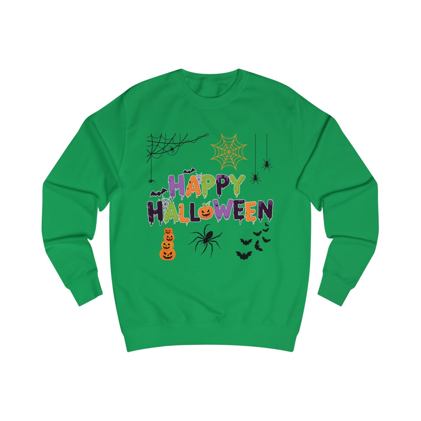 Happy Halloween Sweatshirt — Colorful Festive Halloween Sweater