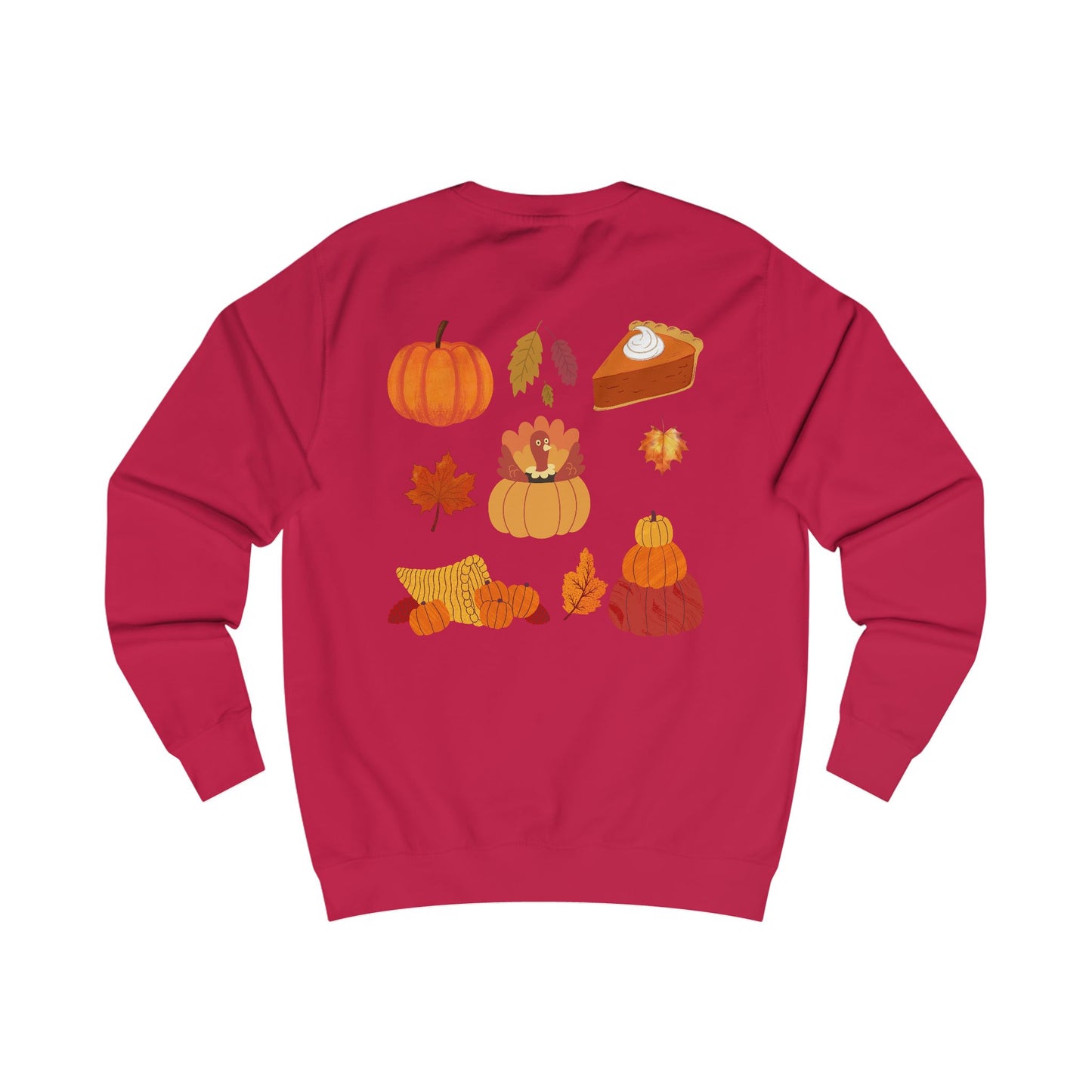 Happy Thanksgiving Sweatshirt — Cozy Holiday Turkey Sweater