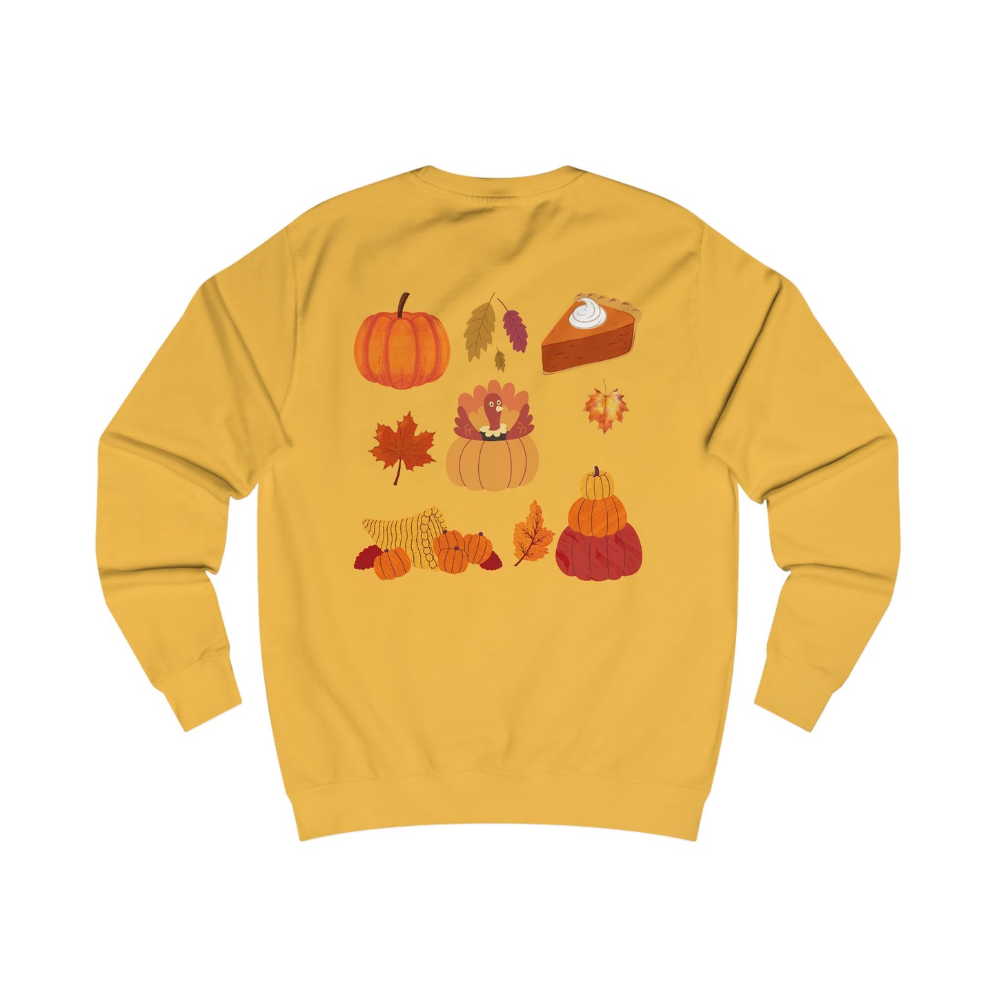 Happy Thanksgiving Sweatshirt — Cozy Holiday Turkey Sweater