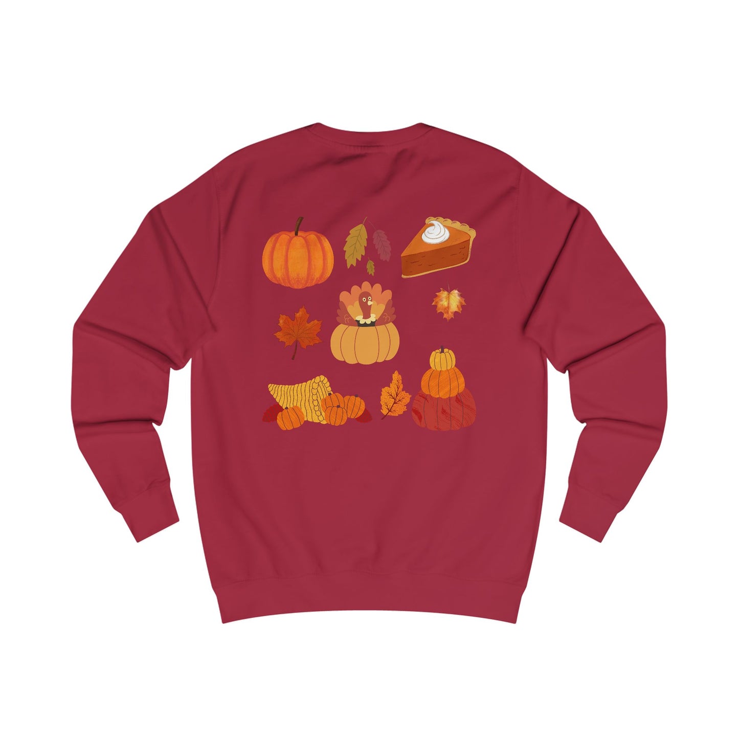 Happy Thanksgiving Sweatshirt — Cozy Holiday Turkey Sweater
