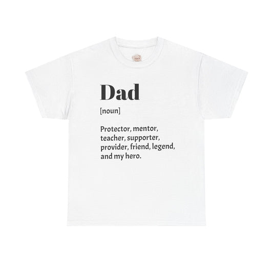 Dad Definition T-Shirt, Gift for Dad, Father's Day Tee, Unisex Cotton Tee, Dad's Birthday Gift, Meaningful Dad Shirt