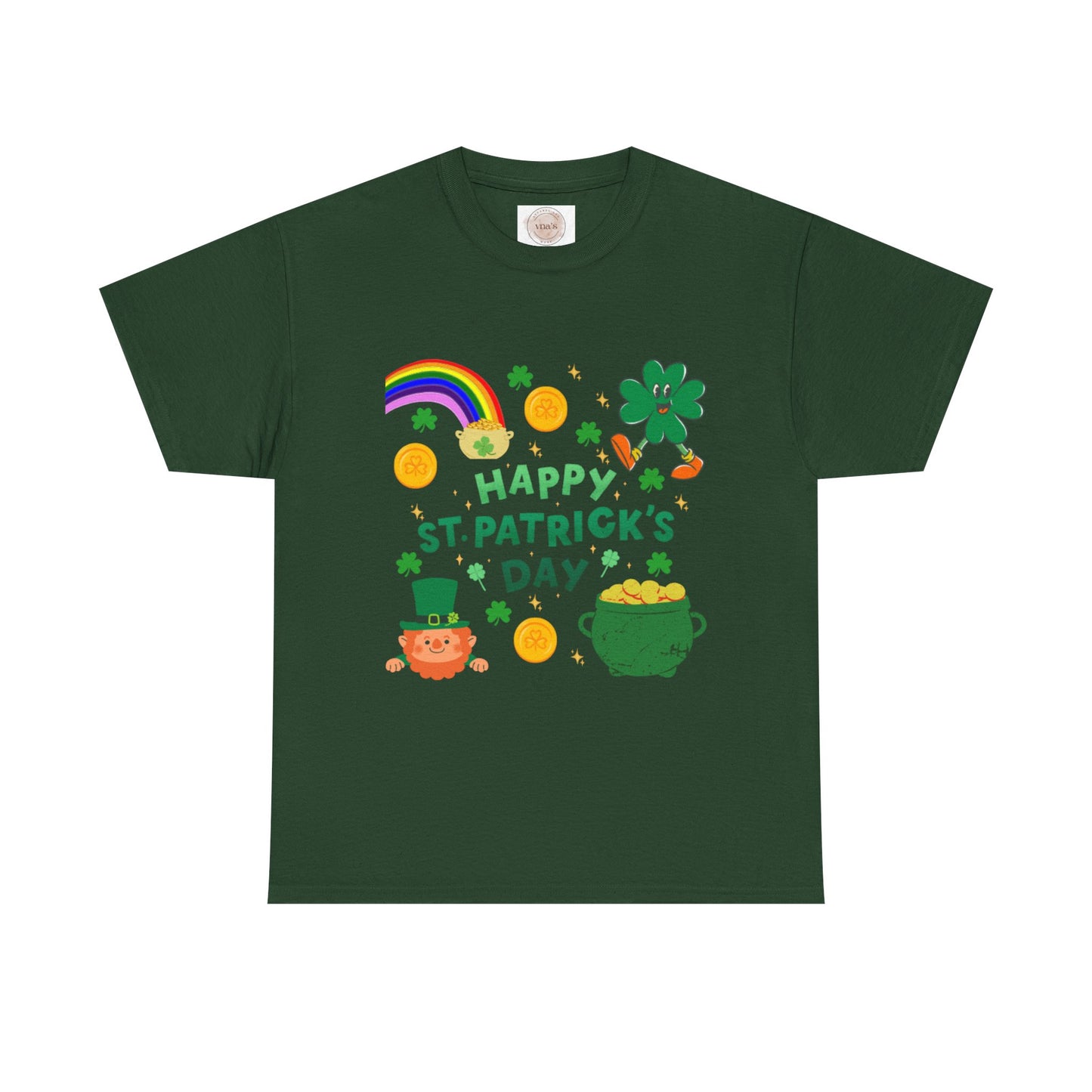 Happy St. Patrick's Day Celebration Tee - Cotton Unisex Graphic Tee