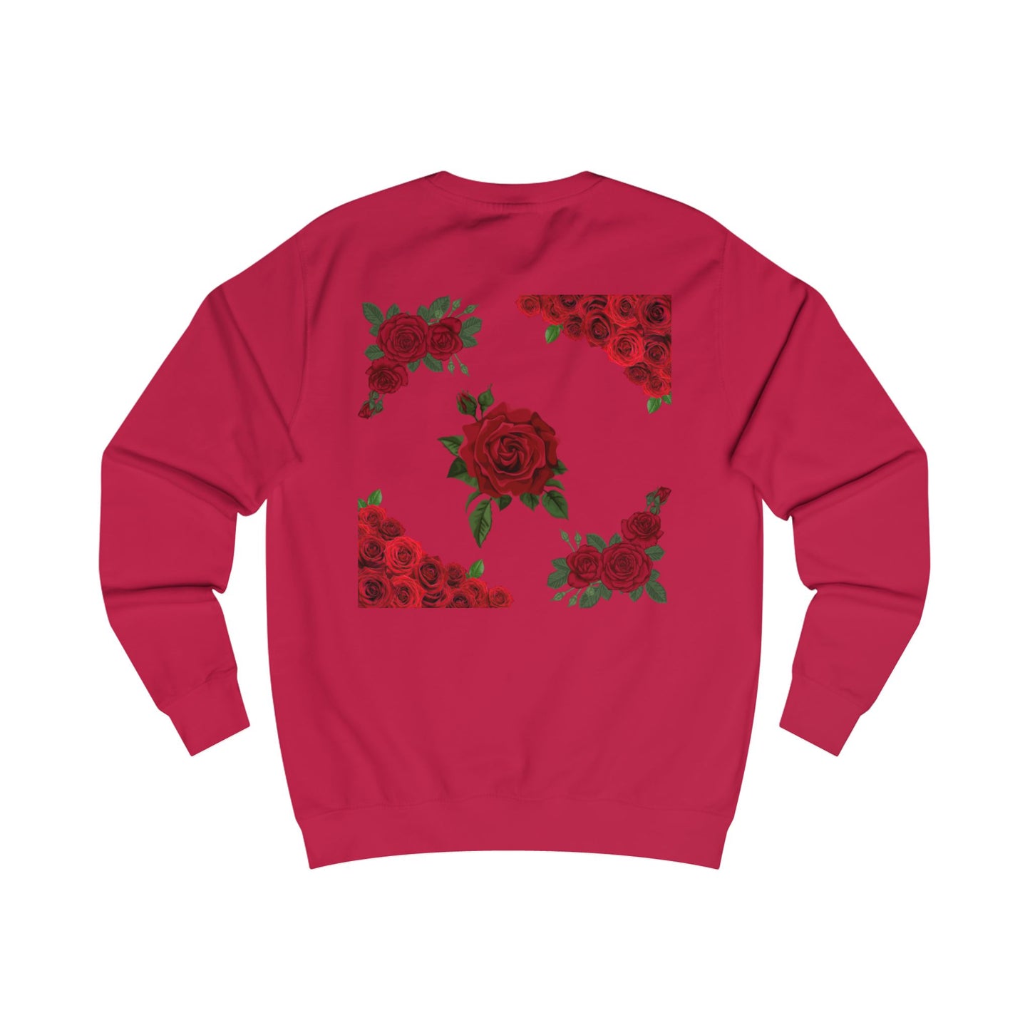 Valentine's Day Sweatshirt — Fun Romantic Rose Graphic Pullover